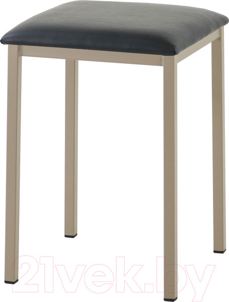 Изображение товара Табурет AMC Comfort 7 Г К10.1 (кожзам черный/капучино)