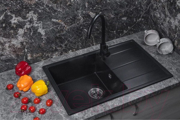 Изображение товара Мойка кухонная Marblan Magnum L (оникс)
