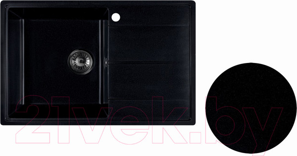 Изображение товара Мойка кухонная Marblan Magnum L (оникс)