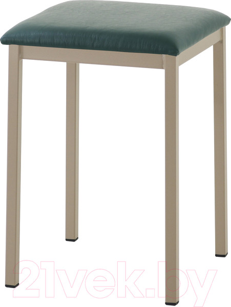 Изображение товара Табурет AMC Comfort 7 Г К10.9 (кожзам зеленый/капучино)