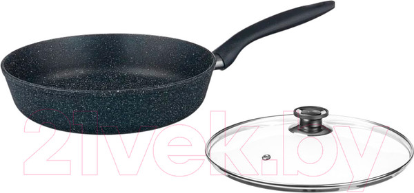 Изображение товара Сковорода Нева Металл Посуда Neva Granite NG128 (с крышкой)