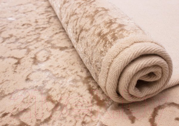 Изображение товара Ковер Karven Nostalji 120х180 / KV 033 (хлопок/вискоза, светло бежевый)
