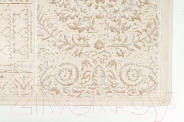 Изображение товара Ковер Karven Nostalji 120х180 / KV 033 (хлопок/вискоза, светло бежевый)