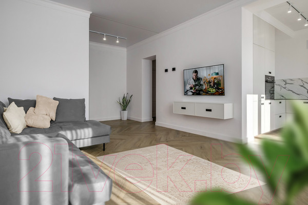 Изображение товара Ковер Karven Nostalji 120х180 / KV 033 (хлопок/вискоза, светло бежевый)