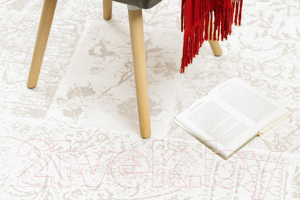 Изображение товара Ковер Karven Nostalji 120х180 / KV 033 (хлопок/вискоза, кремовый)