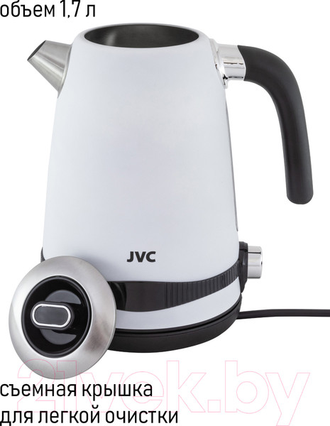 Изображение товара Электрочайник JVC JK-KE1730 (белый)