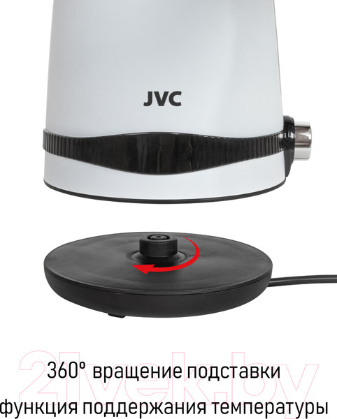 Изображение товара Электрочайник JVC JK-KE1730 (белый)