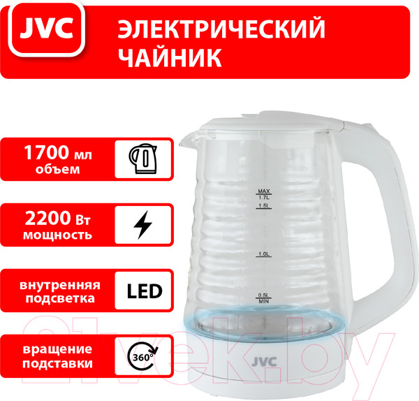 Изображение товара Электрочайник JVC JK-KE1512