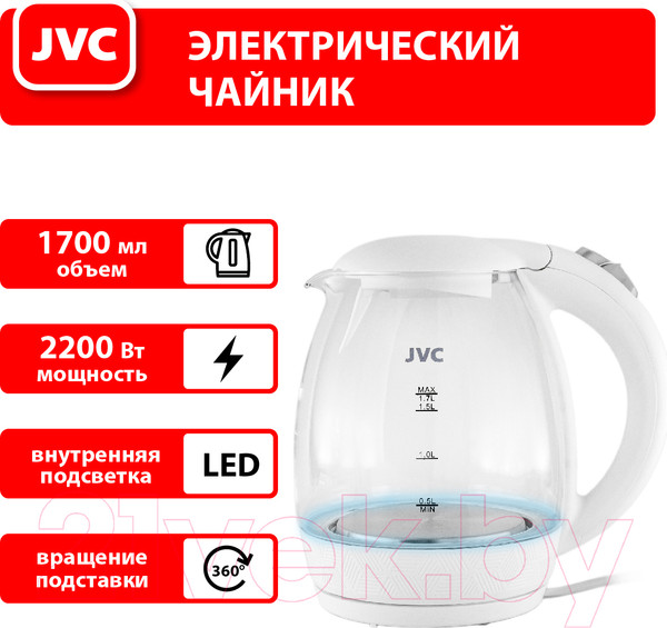 Изображение товара Электрочайник JVC JK-KE1514