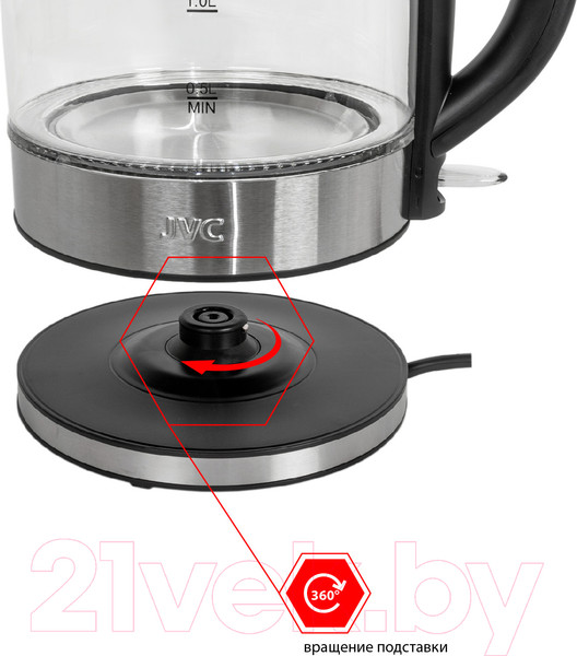 Изображение товара Электрочайник JVC JK-KE1806