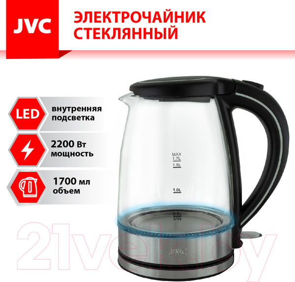 Изображение товара Электрочайник JVC JK-KE1808