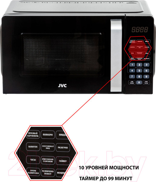 Изображение товара Микроволновая печь JVC JK-MW367S