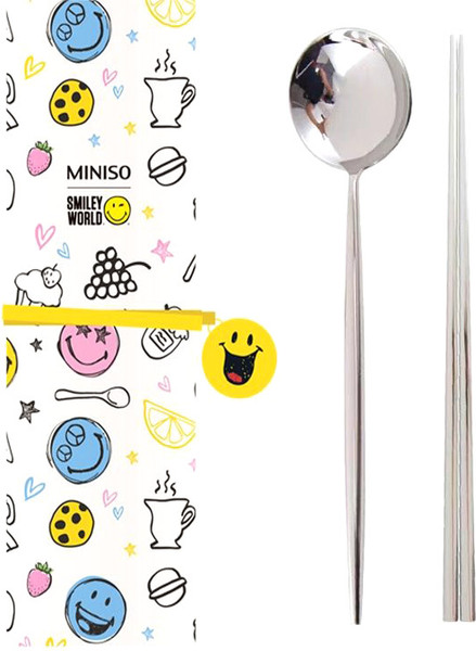 Изображение товара Набор столовых приборов Miniso SmileyWorld Collection / 5465