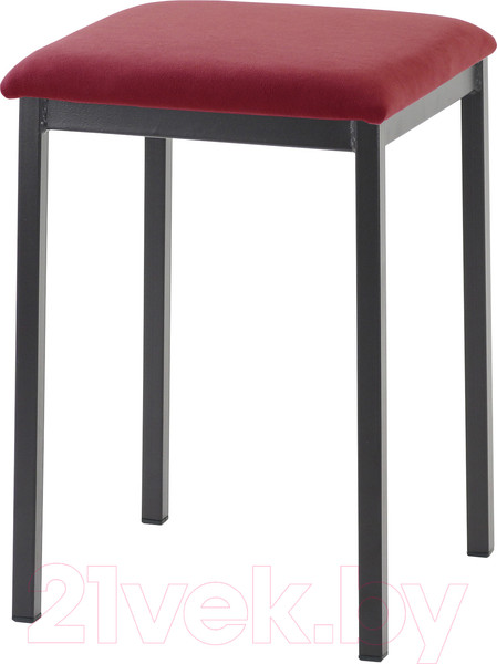 Изображение товара Табурет AMC Comfort 7 Г Т2.8 (ткань красный/коричневый)