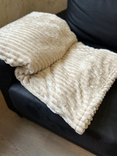 Изображение товара Плед Loon Лайнз 210x210 / PLE-210.LNZ-4 (бежевый)