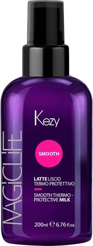 Изображение товара Крем для волос Kezy Smooth Thermoprotective Milk Разглаживающее с термозащитой (200мл)