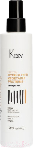 Изображение товара Крем для волос Kezy Crema Multifunzione Senza Risciaquo Несмываемый протеиновый (200мл)