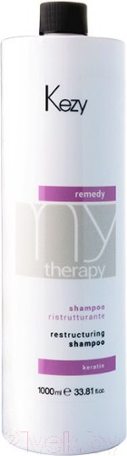 Изображение товара Шампунь для волос Kezy Restructuring Реструктурирующий c кератином (1л)