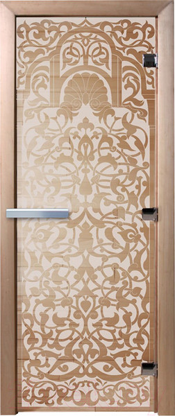Изображение товара Стеклянная дверь для бани/сауны Doorwood Флоренция 70x190 / DW01001 (прозрачный)