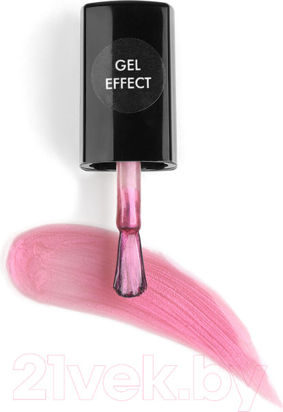 Изображение товара Лак для ногтей E.Mi Ультрастойкий Gel Effect Розовый тоник №187 (9мл)