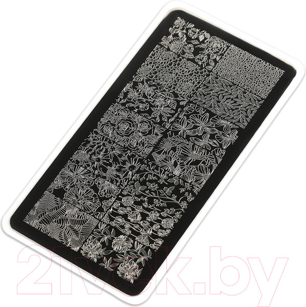 Изображение товара Пластина для стемпинга E.Mi №12 Цветочный сад
