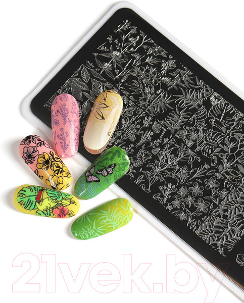 Изображение товара Пластина для стемпинга E.Mi №15 Магия природы