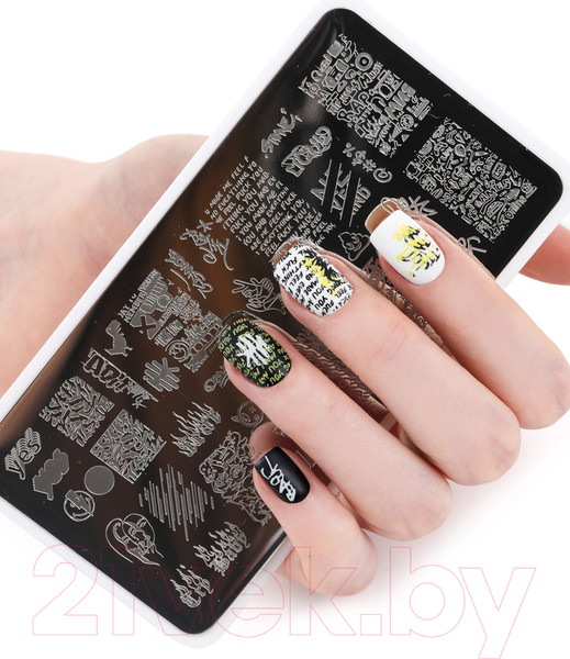 Изображение товара Пластина для стемпинга E.Mi №2 Граффити