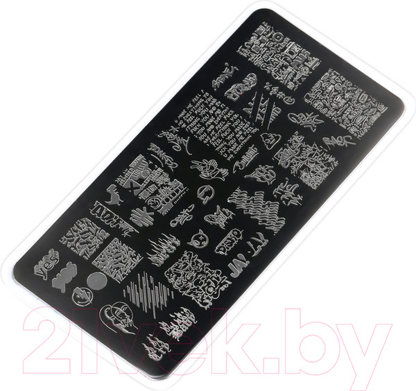 Изображение товара Пластина для стемпинга E.Mi №2 Граффити