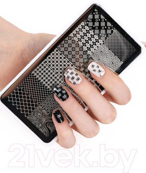 Изображение товара Пластина для стемпинга E.Mi №3 Паттерны