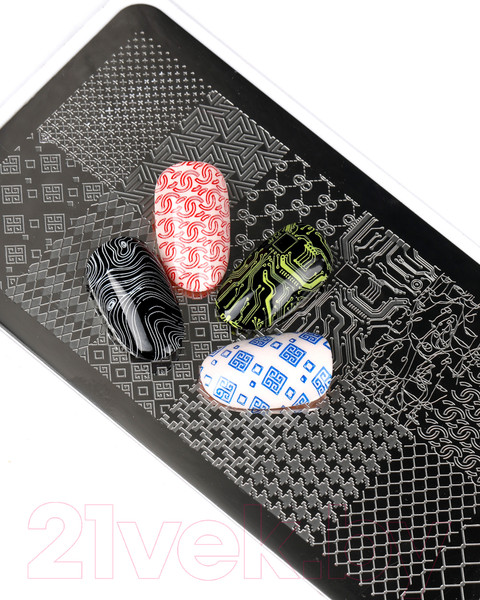 Изображение товара Пластина для стемпинга E.Mi №3 Паттерны