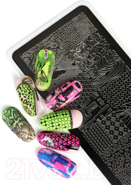 Изображение товара Пластина для стемпинга E.Mi №6 Принты