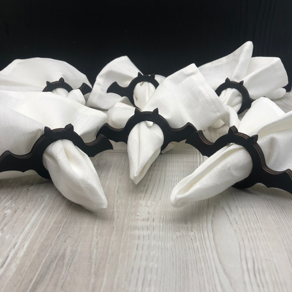 Изображение товара Набор сервировочных салфеток ОМурМебель Летучая мышь с кольцами (6шт)