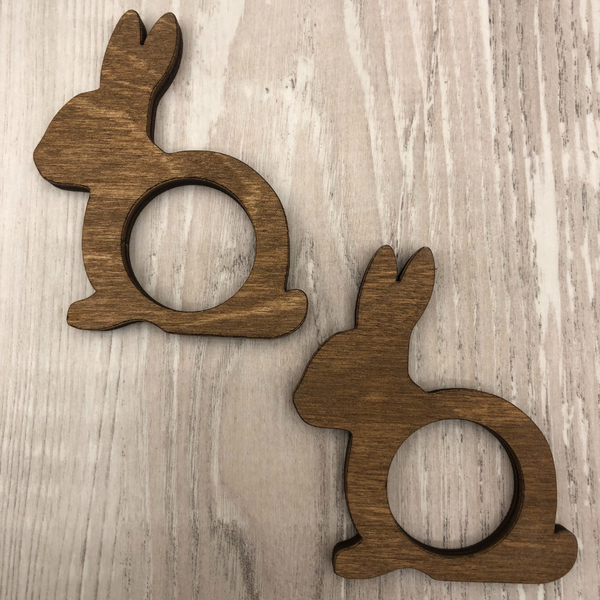 Изображение товара Набор сервировочных салфеток ОМурМебель Зайцы с кольцами (6шт)