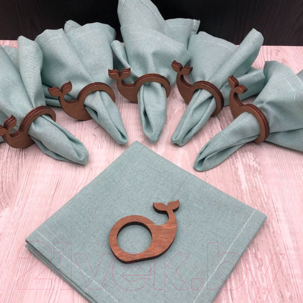 Изображение товара Сервировочная салфетка ОМурМебель Кит с кольцами (6шт)