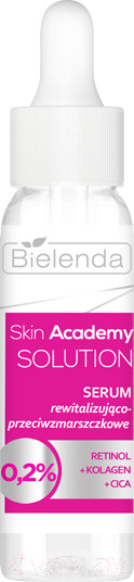 Изображение товара Сыворотка для лица Bielenda Skin Academy Solution Ревитализирующая против морщин (30мл)