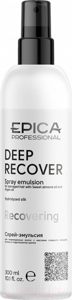 Изображение товара Спрей для волос Epica Professional Deep Recover Для поврежденных волос Эмульсия (300мл)