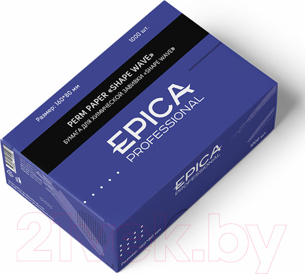 Изображение товара Бумага для химической завивки Epica Professional Shape Wave 160x80мм (1000шт)