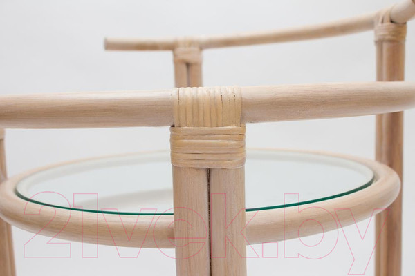 Изображение товара Сервировочный столик Tetchair Andrea TCH White 55x55x75 (белый)