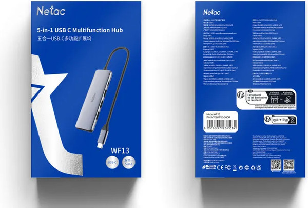 Изображение товара Док-станция для ноутбука Netac WF13 (NT08WF13-30GR)