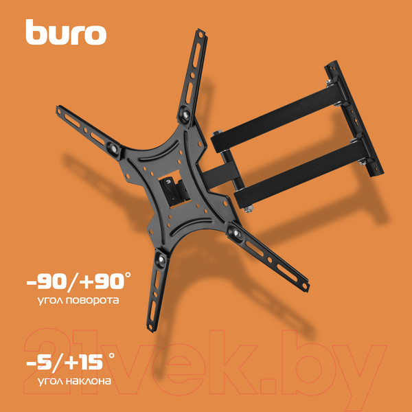 Изображение товара Кронштейн для телевизора Buro FL4S (черный)