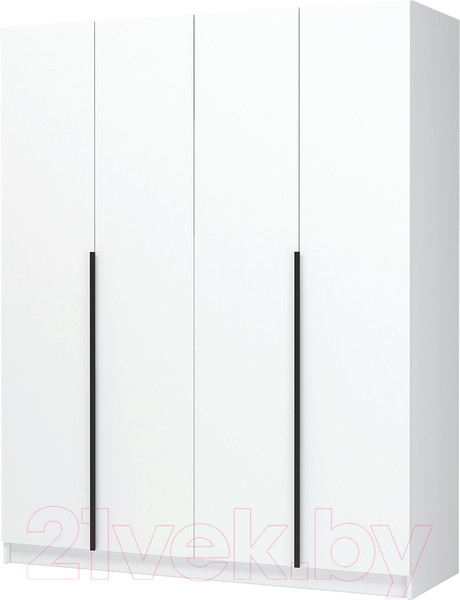 Изображение товара Шкаф Стендмебель Лион ШК-03 4-х створчатый (белый)