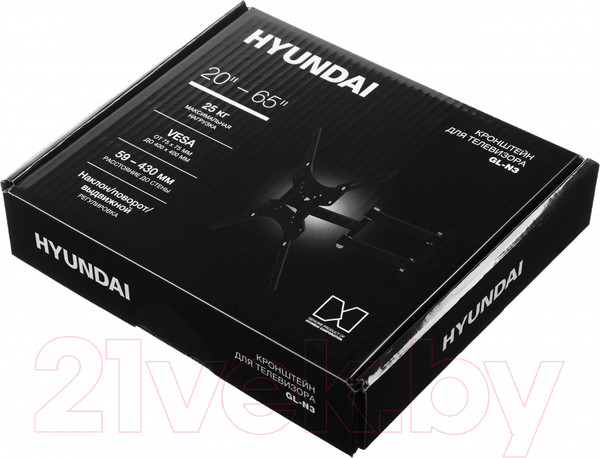 Изображение товара Кронштейн для телевизора Hyundai GL-N3 (черный)