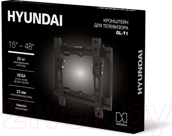 Изображение товара Кронштейн для телевизора Hyundai GL-T1 (черный)