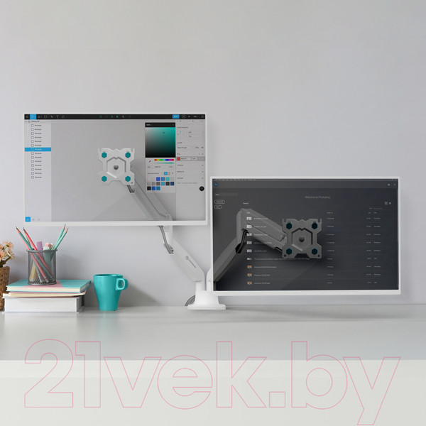 Изображение товара Кронштейн для монитора Onkron G200 (белый)