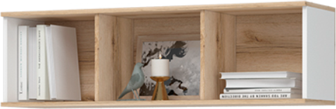 Изображение товара Полка Стендмебель Юкки ПЛ 1 1200 (белый/дуб делано)