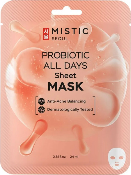 Изображение товара Маска для лица тканевая Mistic С пробиотиками (24мл)