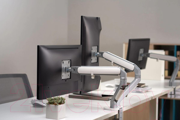 Изображение товара Кронштейн для монитора Ultramounts UM735SIL (серый/серебристый)