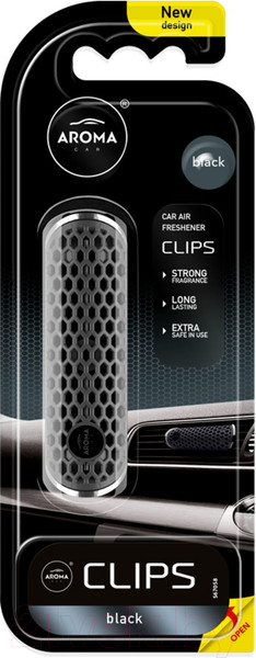 Изображение товара Ароматизатор автомобильный Aroma Car Clips Black
