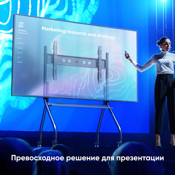 Изображение товара Стойка для ТВ/аппаратуры Onkron TS2080 (черный)
