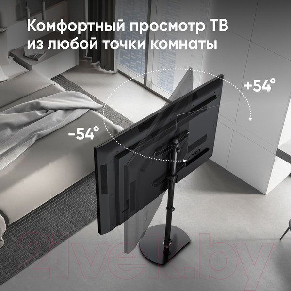 Изображение товара Стойка для ТВ/аппаратуры Onkron TS5060 (черный)